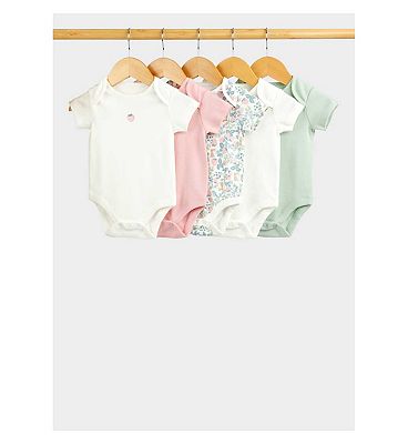 BE G 5PK SS BOD/WHITE/ 6 - 9 Months