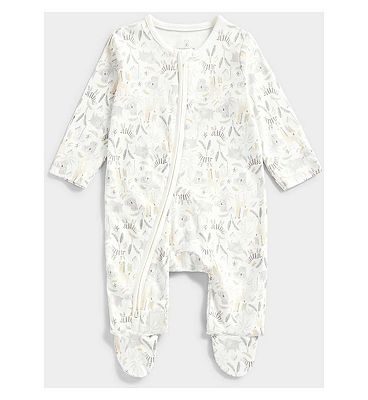 BE U ZIP SLEEPS/WHITE/3 - 6 Months