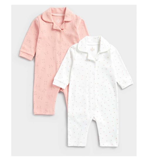Mothercare Cat All-in-One Baby Pyjamas