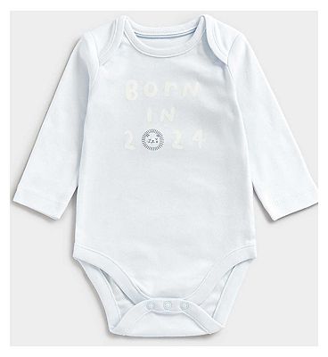 Born in 2024 Long-Sleeved Bodysuit - Boots