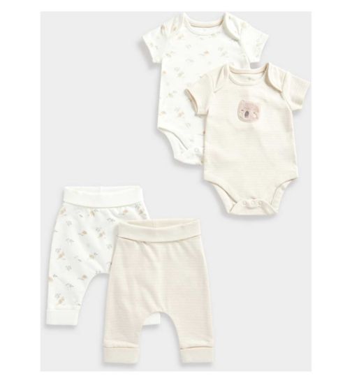 Mothercare My First Bodysuits and Joggers - 4-Piece Set