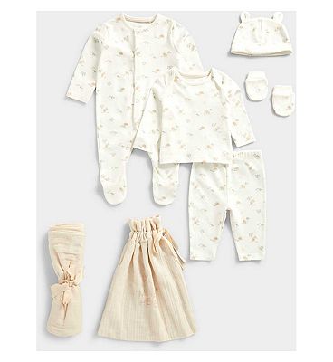 MFU KAF 6PC WEL/WHITE/6-9 Months