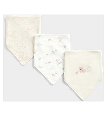 Mothercare My First Dribble Bibs - 3 Pack