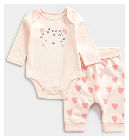 Mothercare Cat Bodysuit and Jogger Set