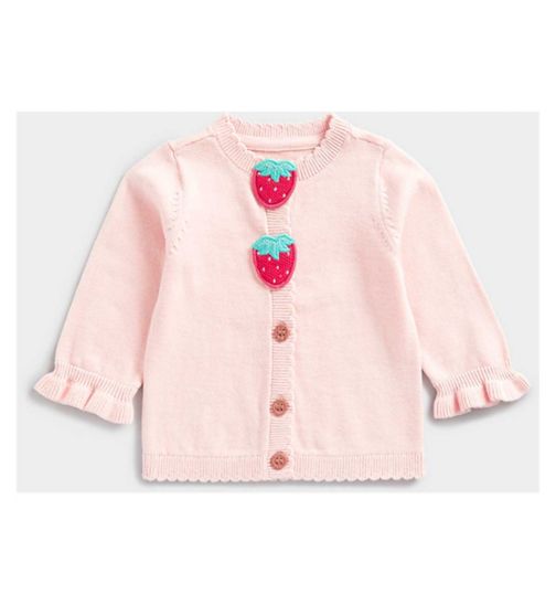 Mothercare Pink Strawberry Cardigan