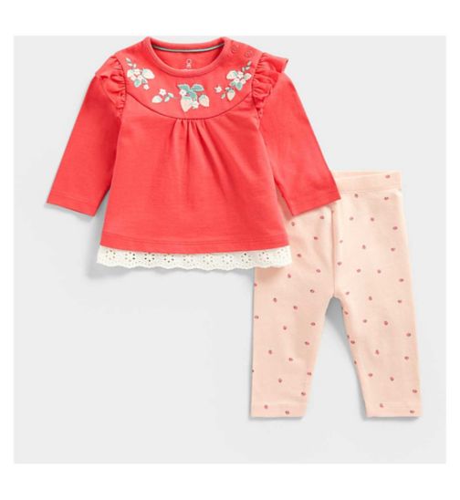 Mothercare Strawberry Top and Leggings Set