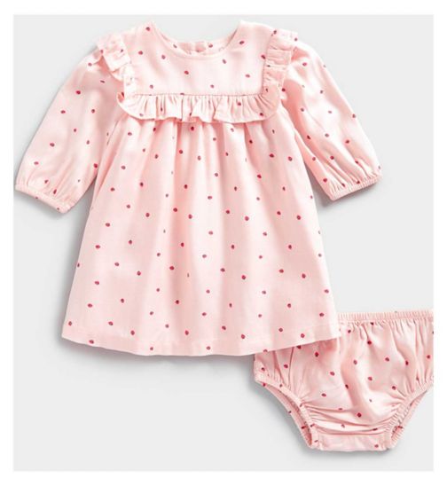 Mothercare Strawberry Woven Dress and Knickers Set