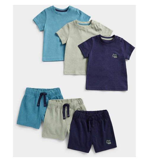 Mothercare Jersey Shorts and T-Shirts - 6 Pack