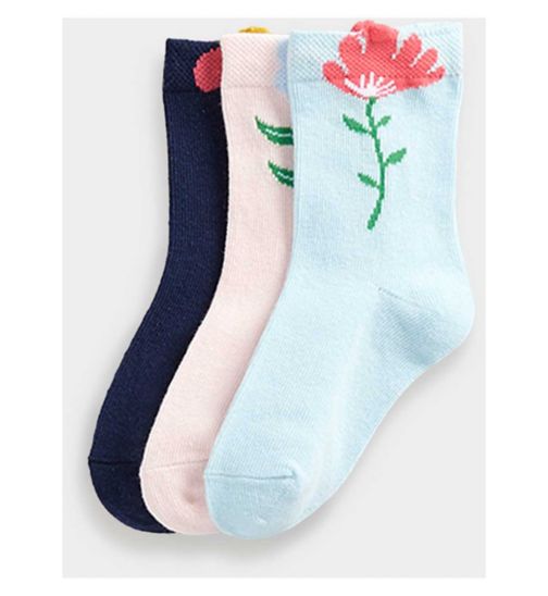 Mothercare Flower Socks - 3 Pack
