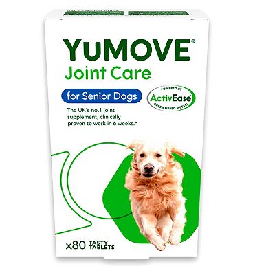 YuMOVE Joint Care for Senior Dogs - 80 Tasty Tablets