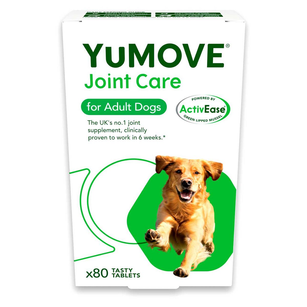 Yumove ® Joint Care For Adult Dogs - 80 Tasty Tablets