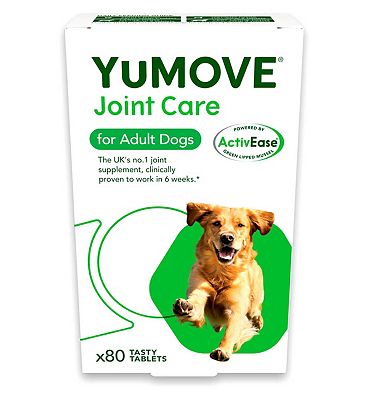 YuMOVE Joint Care for Adult Dogs - 80 Tasty Tablets