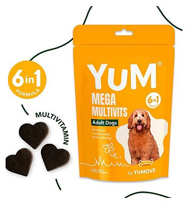 YuM Mega Multivits Adult Dog - 30 Soft Chewies