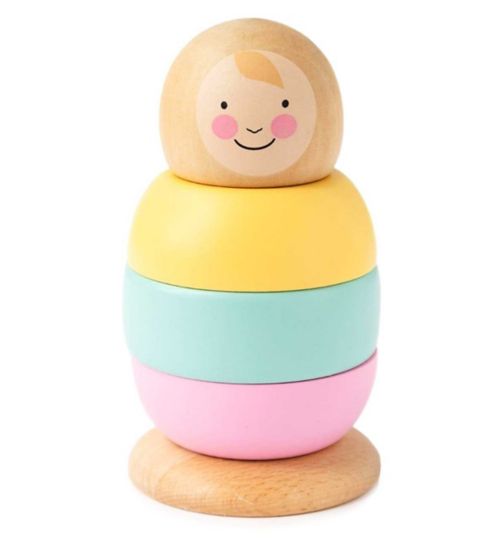 Rosa & Bo Rosa Wooden Stacking Toy