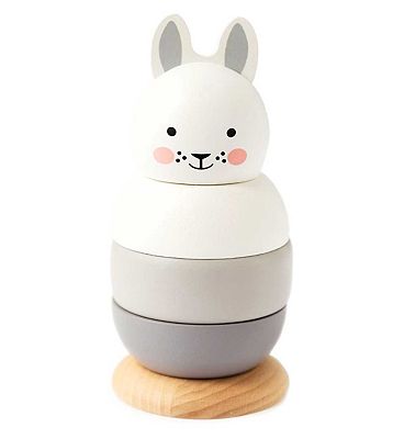 Rosa & Bo 'Bo Bunny' Wooden Stacking Toy