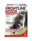 Frontline Wormer 230mg / 20mg Film Coated Tablets for Cats - 2 Flavoured Tablets