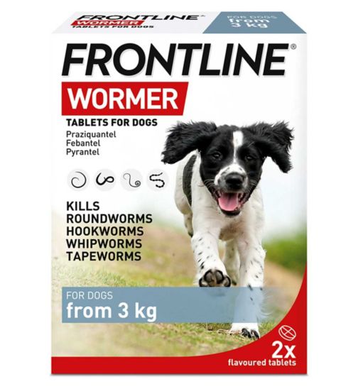Frontline Wormer Tablets For Dogs - 2 Flavoured Tablets