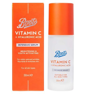 Boots Vitamin C Hyaluronic Acid Serum 30ml Boots