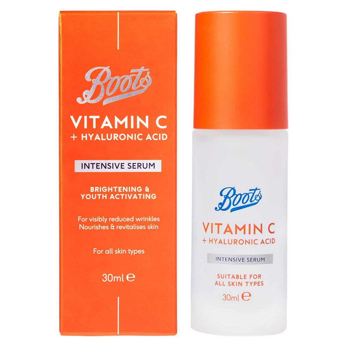   Vitamin C + Hyaluronic Acid Serum 30Ml