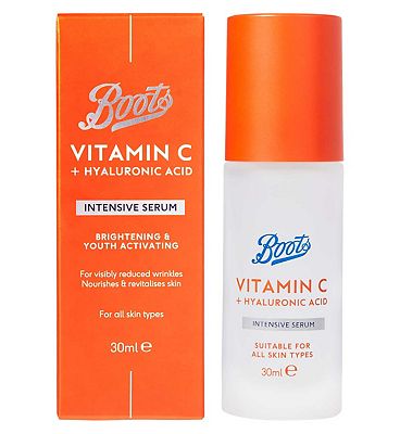 Boots Vitamin C + Hyaluronic Acid Serum 30ml