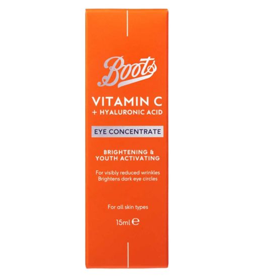 Boots Vitamin C + Hyaluronic Acid eye concentrate 15ml