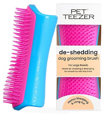 Tangle Teezer Pet Deshedding Brush - Blue Pink