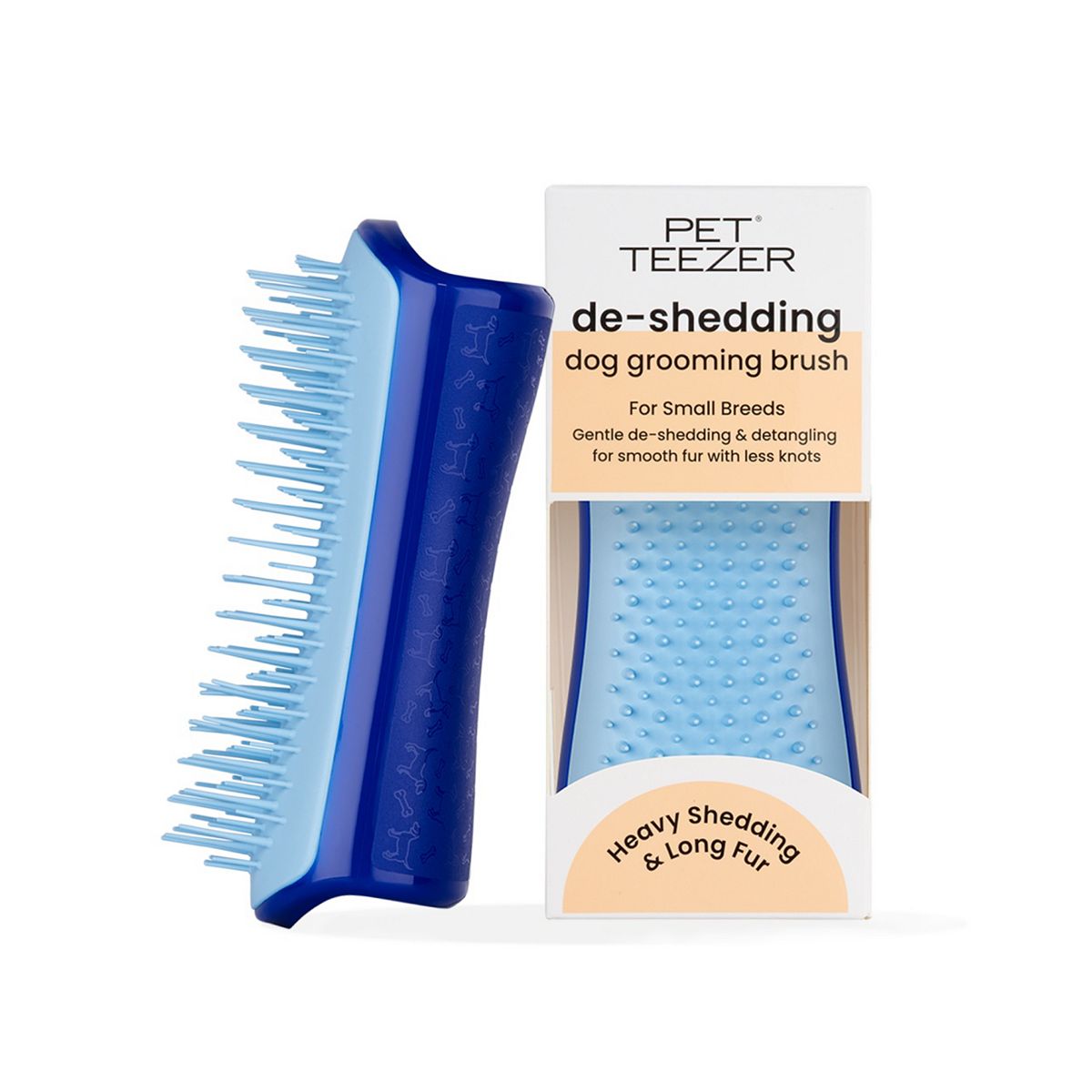 Tangle Teezer Pet Deshedding Brush Small - Blue Light