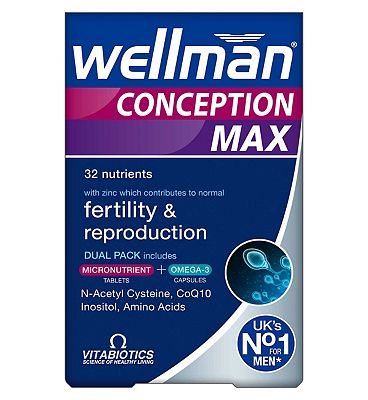 Vitabiotics Wellman Conception Max - 56 Tablets + 28 Capsules