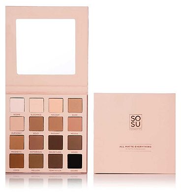 SOSU Cosmetics All Matte Everything Eyeshadow Palette