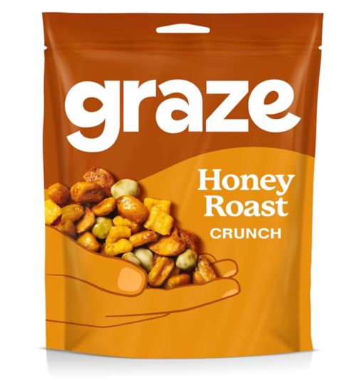 Graze Honey Roast Crunch Sharing Bag -100g