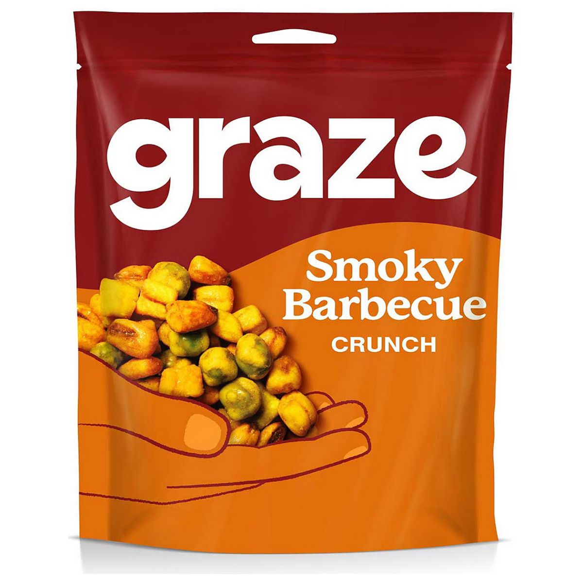 Graze Smokey Barbeque Crunch Sharing Bag -100g