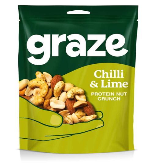 Graze Chilli & Lime Protein Nut Crunch Bag - 100g