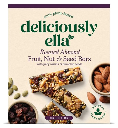 Deliciously Ella Almond, Fruit, Nut and Seed Bar - 3 x 40g