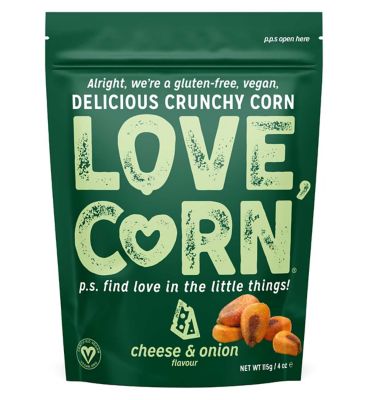 LOVE CORN Cheese & Onion - 115g - Boots