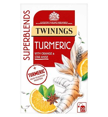 Twinings Superblends Turmeric Tea Bags - 20 Tea Bags