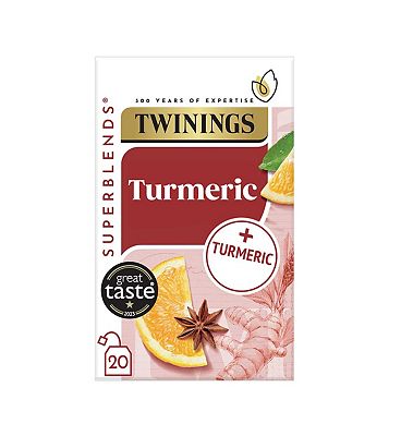 Twinings Superblends Turmeric Tea Bags - 20 Tea Bags