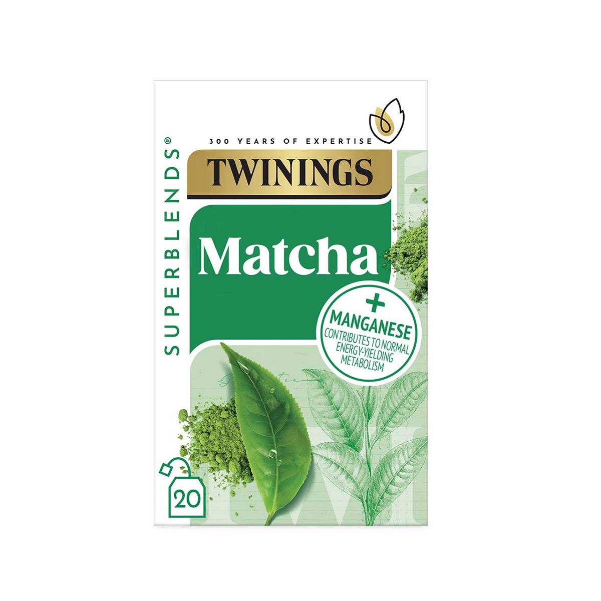 Twinings Superblends Matcha Tea Bags - 20