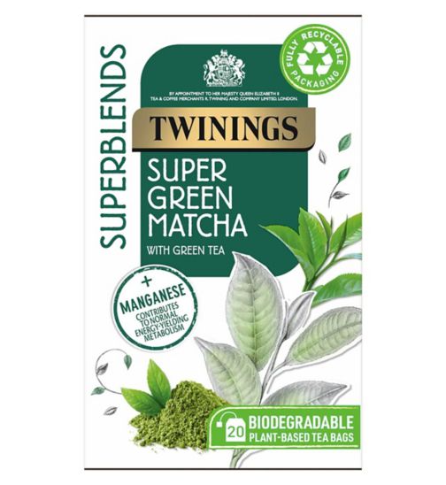 Twinings Superblends Matcha Tea Bags - 20 Tea Bags