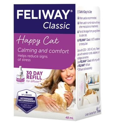 FELIWAY Classic Cat Calming Diffuser Refill 48ml Boots