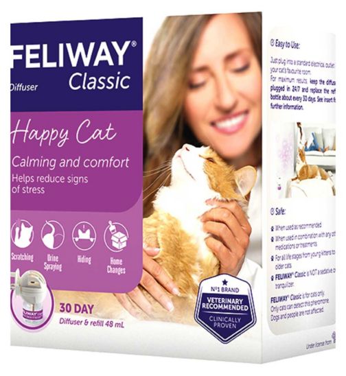 FELIWAY Classic Cat Calming Diffuser & Cartridge - 48ml