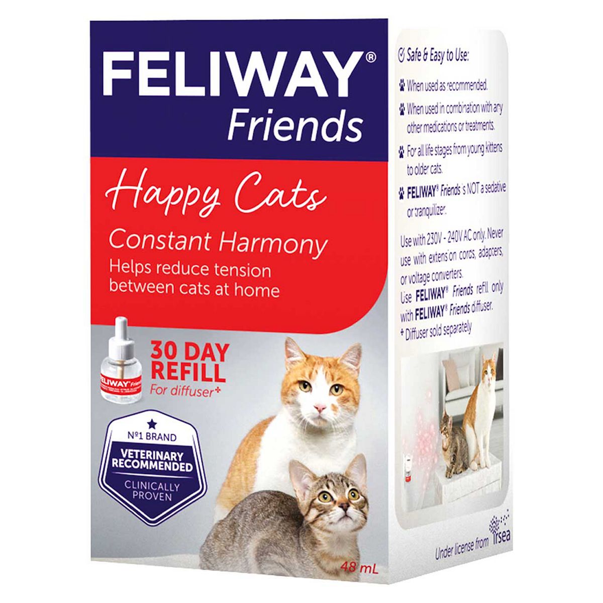 Feliway Friends Diffuser Refill For Cats - 48Ml