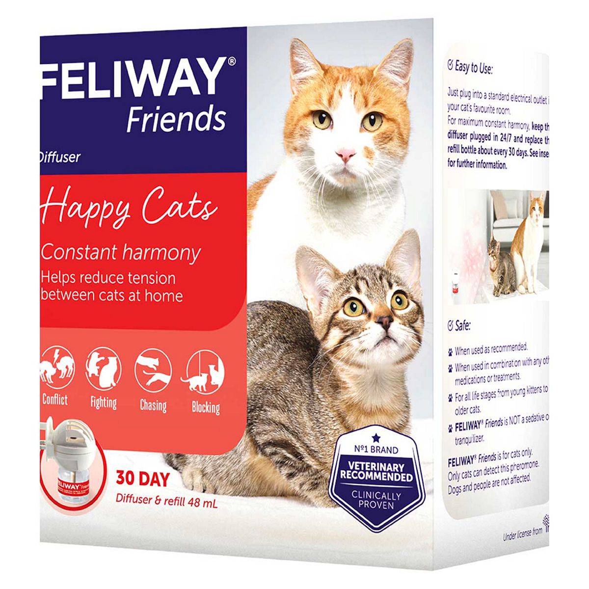 Feliway Friends Diffuser And Refill For Cats - 48Ml