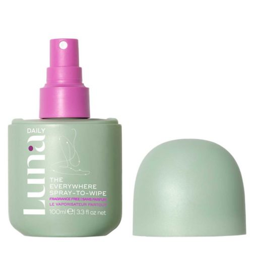 Luna Daily The Everywhere Spray-To-Wipe Fragrance Free - 100ml