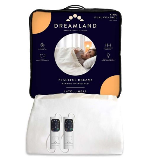 Dreamland Peaceful Dreams Warming Over Blanket King Dual 6T 215X225