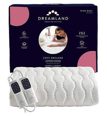 Dreamland Cosy Dreamer Superior Mattress Warmer King Dual 150x160 CM