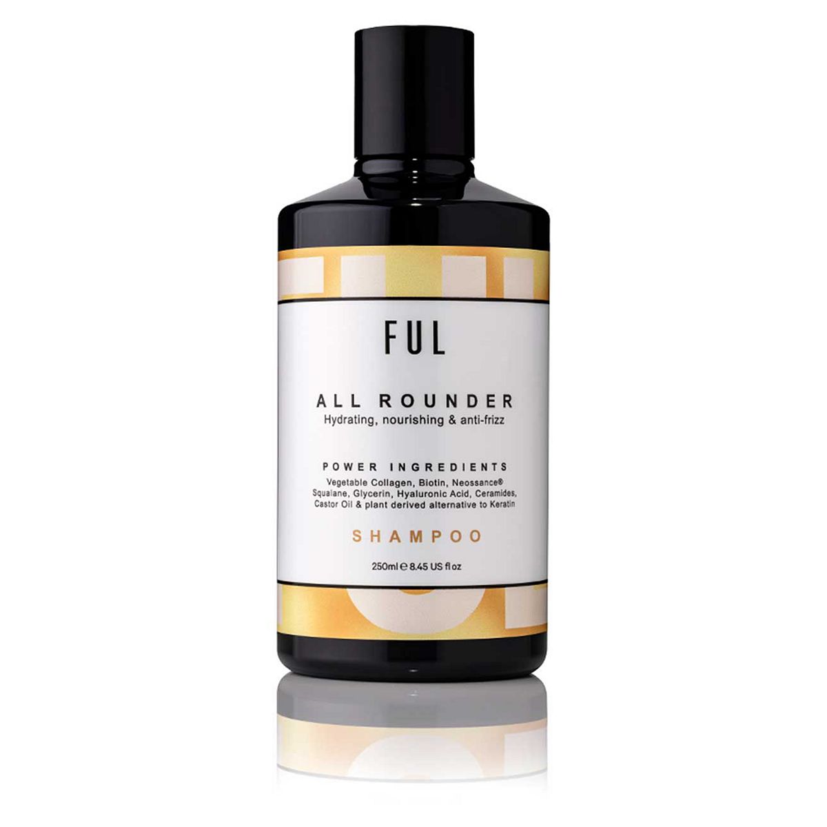 FUL All-Rounder Shampoo250 Ml – Sulphate-Free Cleanser For Dry, Damaged &amp; Frizzy Hair, 250ml