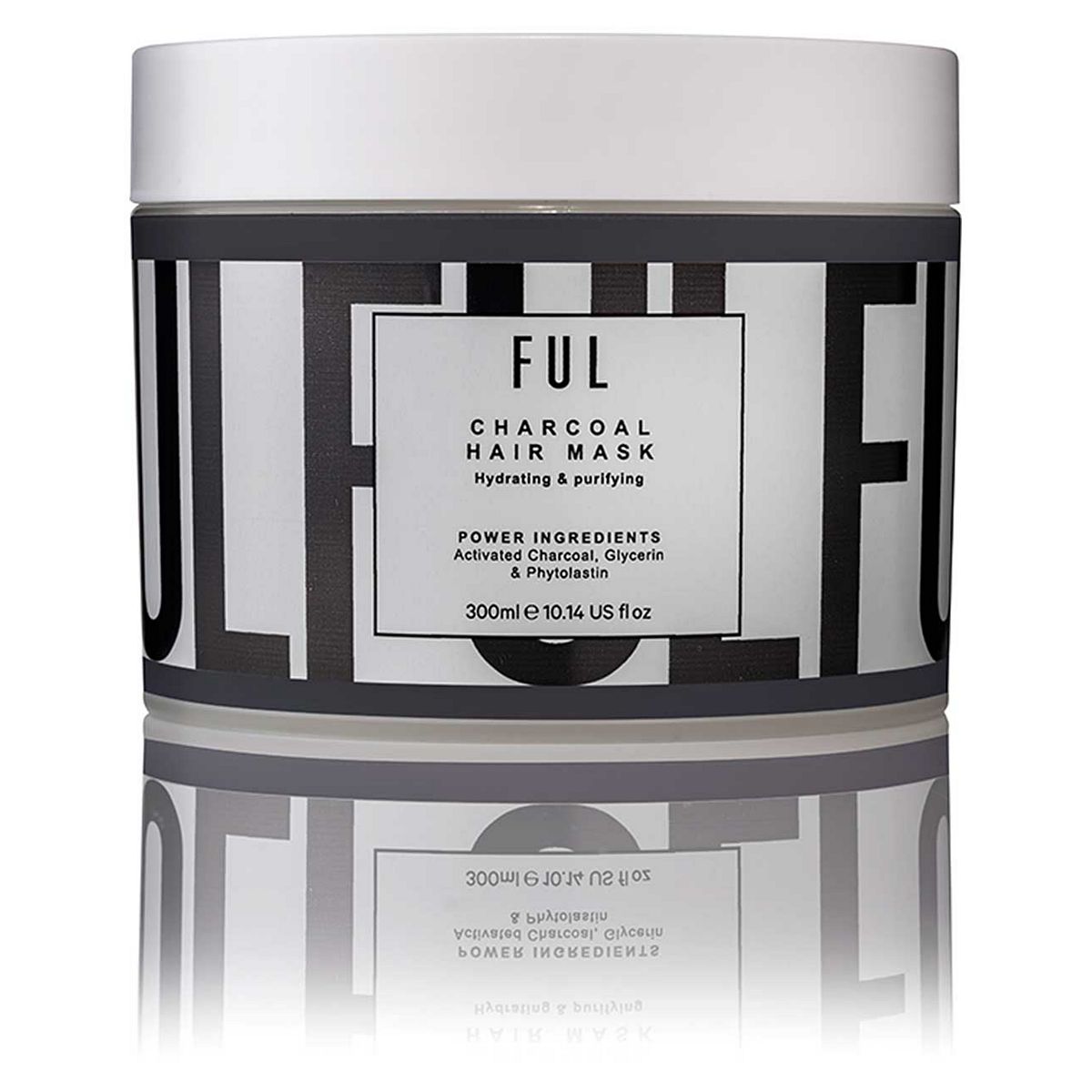Ful Charcoal Hair Mask 300Ml – Deep Cleansing & Detox Treatment For Oily Scalp | Purifies Balances