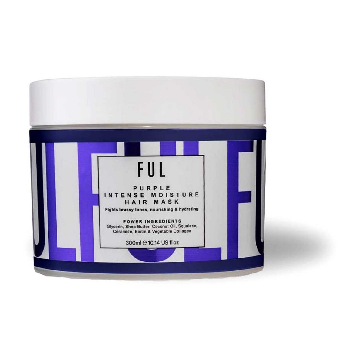 FUL Purple Hair Mask 300Ml – Anti-Yellow Toning For Blonde, Silver &amp; Bleached