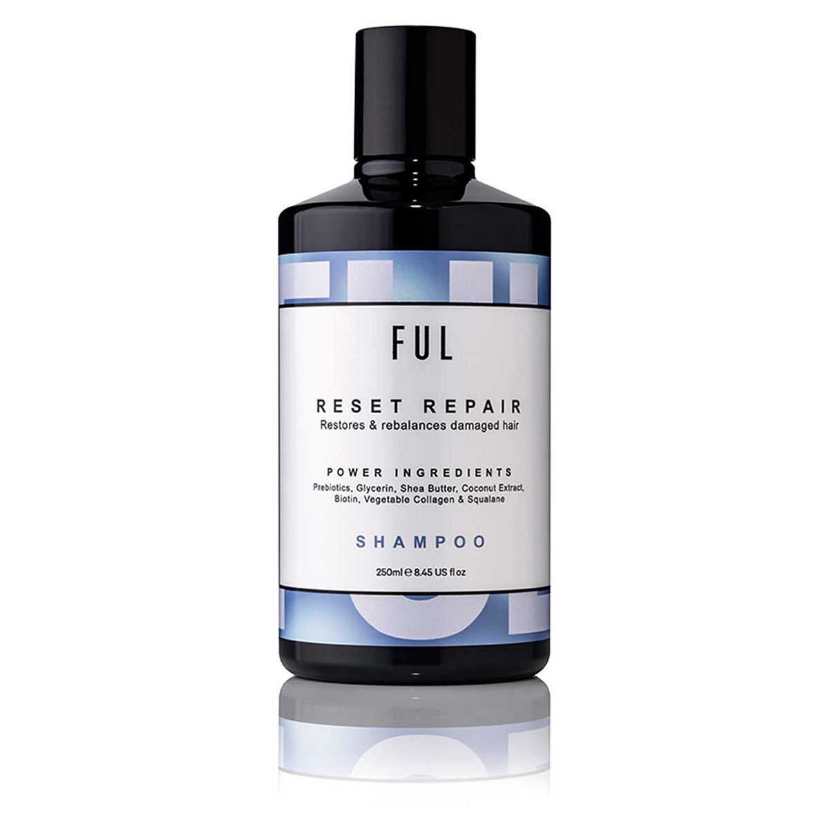 FUL Reset Repair Shampoo250 Ml – Strengthening Cleanser For Dry, Damaged Or Thinning Hair, 250ml