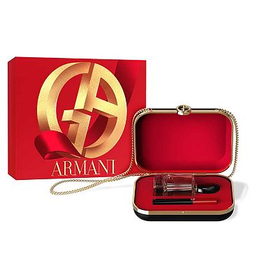 Giorgio Armani Si Eau De Parfum 50ml and Lip Power Shade 104 Giftset for Her
